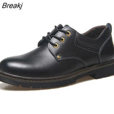 Leather Shoes Men Footwear Men Casual Shoes High Quality Man Business Shoes Fashion Brand Male Booties Black Brown