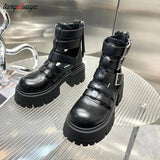 2023 Summer platform Sandals Thick Heel High-heeled Roman Shoes Fashion Thick Versatile Shoes Leather Gladiator