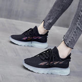 Women's Platform Sport Shoes Comfortable Breathable Outdoor Running Sneakers Lightweight Casual Tennis Shoes