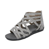 Breakj Leopard Slope Sandals Zhejiang Taizhou Roman Deep Leopard Roman