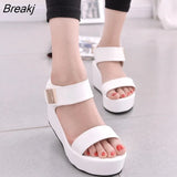 New Fashion Women's Sandals Trifle Platform High Heels Wedge Fish Mouth Roman Tide Shoes Women's
