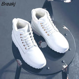 Winter Boots Women Martern Boots Platform Ladies Ankle Booties Comfortable Woman Shoes Casual Female Mid Calf