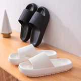 VIP Link Thick Platform Slippers Women Men Home Bathroom Soft EVA Sandals Woman 2023 Summer Non-slip Beach Flip