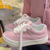 Women's Sneakers 2023 Korean Summer Platform White Sports Shoes Vulcanize Running Kawaii Lolita Green Pink shoes