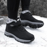 Hiking Shoes Boots for Men Women Keep Warm Plush Non-slip Caminhadas Trekking Ankle Boots Waterproof Sneakers Casual
