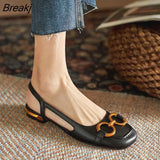 Woman 2021 New Square Toe Women's Shoes Fashionable and Elegant Low Single Shoes Office Ladies Female Shoes Lolita