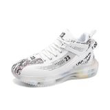 Men Sneakers Running Boots Fashion Outdoor Jogging Sports Shoes Mesh Breathable Cushioning Black Basket Footwear Male Big
