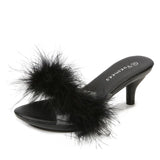 Three-Dimensional Flowers Slippers Summer Transparent Sandals Beach Shoes Thin High Heels Walk Show Crystal Party Women