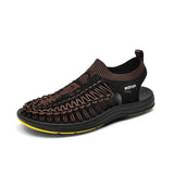 Men Shoes Designer Hand-woven Men Sandals Summer 2023 Breathable Loafer Men Casual Shoes Comfortable Fashion Beach Sandals
