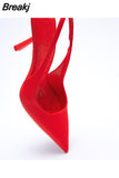 Party Shoe and Bag Set Sexy Heels Shallow Mouth Pointed Pumps Lace-Up Sandals Ladies Slip on Golden Crossdressers