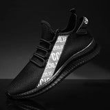 Men Sneakers White Mesh Breathable Trainers Light Running Shoes Comfortable Sports Men Shoes Dropshipping Zapatillas De