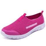 Summer Women Sneakers Breathable Mesh Light Flat Loafers Casual Shoes Women's Sports Shoes Outdoor Walking