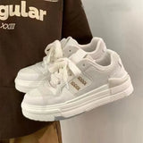 Women's Vulcanized Shoes Fall Winter Women's High Platform White Sneakers Tenis Femme Zapatillas Mujer Women's Platform