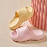 New Summer Soft Cloud Slippers Women Indoor House Bathroom Non Slip Slides Woman Candy Color EVA Slippers Beach Flip