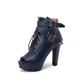 Women Sandals 2023 High Heels Shoes Platform Big Size 45 46 47 48 49 50 New Design Free Shipping Peep Toe Leather Zapatos