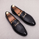 Pointed Toe business Dress Shoes Men Loafers Leather Oxford Shoes for Men Formal Mariage slip on Wedding party Shoes