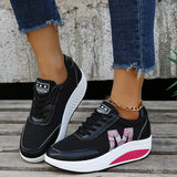 Casual Women Shoes Platform Flat Shoes Ladies Car Sewing Fitness Shoes New Fashion Healthy Wedge Sneakers Size