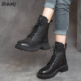 Boots Women Shoes for Winter Boots Fashion Shoes Woman Casual Autumn Leather Botas Mujer Female Ankle Boots