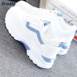 Women Vulcanize Shoes Casual Fashion 2023 New Woman Comfortable Breathable White Flats Female Platform Sneakers Chaussure