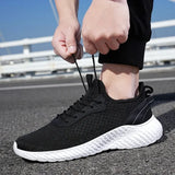Size 48 Men Sneakers Summer Running Shoes Mesh Breathable Light Comfortable Casual Shoe for Men Training Jogging White