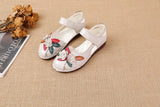 Head Layer Cowhide Cow Tendon Bottom Mother Shoes Flat Sandals Hole Hole Anti-Slip Soft Bottom Soft Surface National