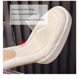 Women Pumps Sandals PVC Jelly Slippers Open Toe High Heels Women Transparent Perspex Slippers Shoes Heel Clear