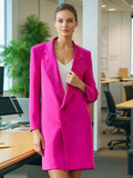 Designing Small Suit Woman 2025 New Collar Collar Drilled Two Buckle Temperament Solid Color Suit