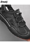 Mens Sandals Summer Breathable Mesh Sandals Men Outdoor Casual Lightweight Beach Sandals Fashion Men Shoes Large Size