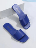 Head Flat Bottom Slippers Women Summer New Word Leisure Beach Cool