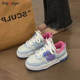 Women Chunky Sneakers Platform 2023 Fashion Autumn Breathable Comfort tennis Feminino Sport Shoes White women Sneakers