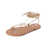 Strappy Sandals, 2024 Women's Summer New Cross One-line Sandals, Fashion Casual Beach Women's