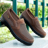 Men'S Casual Shoes Men Summer Style Mesh Flats For Men Loafer Creepers Casual Shoes Comfortable shoes 38-48