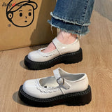 buckle Lolita Shoes Women Japanese Mary Jane Shoes Women Vintage Girls Students JK Uniform High Heel Platform Shoes