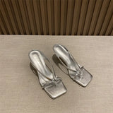 New Summer Slippers Women Shoes Fashion Sexy Thin Heels Flip Flops Woman Shoes High Heels Sexy Ladies