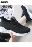 Women Shoes 2023 Breathable Lace Up Sneakers Women Mesh Platform White Shoes Women Shallow Casual Shoes Zapatillas De