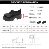 Patent Leather Platform Loafers Women 2023 Preppy Style Lace Up Oxford Shoes Woman Black Thick Bottom Y2K Shoes