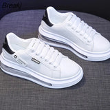 Sneakers Women Casual Shoes Fashion Brand White Shoes Thick Sole Women Flats Woman Height Inreasing Shoes 3cm