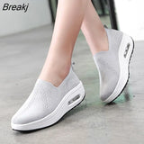 Summer Toning Shoes for Women Fitness Walking Slimming Jogging Sneakers Wedge Platform Swing