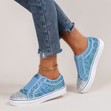 Women Slip on Sneakers Large Size Casual Single Shoes Flat Sneakers Breathable Hollow Out Casual Shoes Ladies Vulcanized