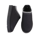 Hot Autumn Winter New Slippers Women's Warm Cotton Slippers Lace Half Slippers Snow