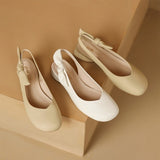 Sandals ，Women's 2024 Summer New Fashion Round Toe Mary Jane Women's Shoes Shallow Slip on Pumps Zapatillas