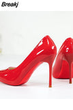 Summer Footwear Stripper Stilito Shoes for Women 2023 Green Sexy Super High Heel Quality Non Slip Casual Shoe on A