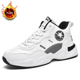 Men Running Shoes High Top Sneakers Women Breathable Gym Athletic Shoes White Sneakers Height Increasing Zapatillas De