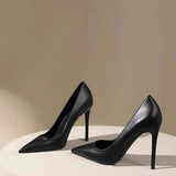 Breakj Soft-Skin High-Heeled Women's Fine Heel Sexy Pointer 2025 Spring And Autumn 2025 New French Temperament Shallow Work