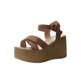 Comfortable Walking Shoes Sandals for Women Wedge Heel Summer New Fashion Platform Thick Bottom