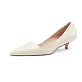Low Heels Women Thin Heeled Kitten Heel Single Shoes Spring Autumn Pointed Temperament Shallow Mouth Work Shoes