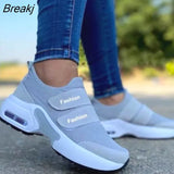 Mujer Platform Sneakers 2022 Fashion Casual Sports Shoes Women White Wedge Running Women Shoes Basket