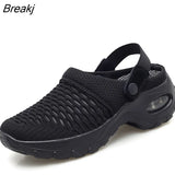 Women Casual Shoes Fashion Breathable Walking Mesh Lace Up Flat Shoes Sneakers Women 2019 Tenis Feminino White Vulcanized