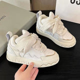 Breakj Wind Board Shoes Female Sports Shoes Dad Shoes High Platform Breathable Running Shoes Four Seasons Often Hot