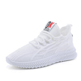 Fashion Spring Female Sneakers Women Shoes Korean Mesh Yellow Ladies Shoes Woman Lace Up Red Black Casual Shoes